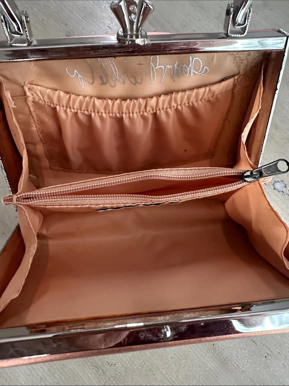 Vintage Debbie Brooks St. Louis Licensee of the USOC Clutch